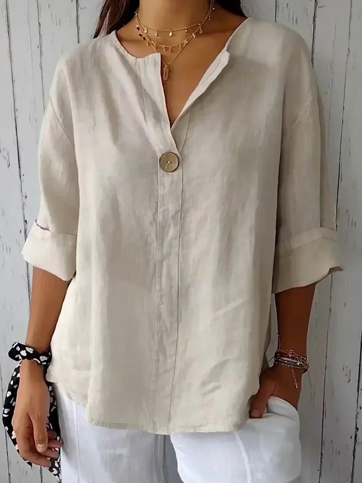 Lily® | Casual V-Neck Blouse