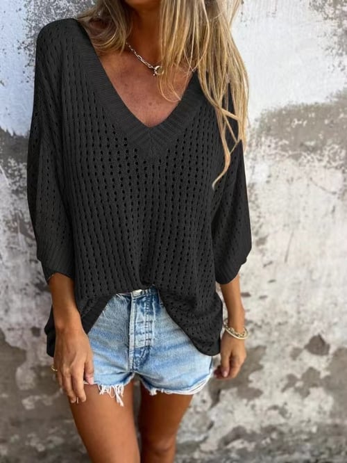 Sophie® | Lightweight Open Knit Top