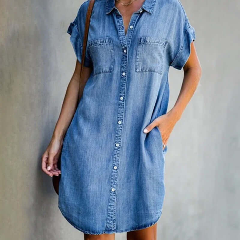 Pippa® | Denim Shirt Dress