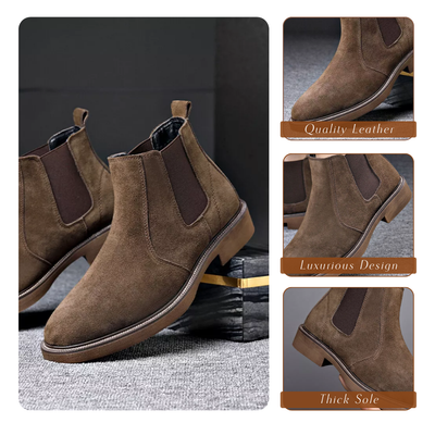 Luke® | Stylish High-Top Ankle Premium Leather Boots