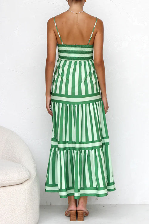 Adrielle® | Striped Maxi Dress