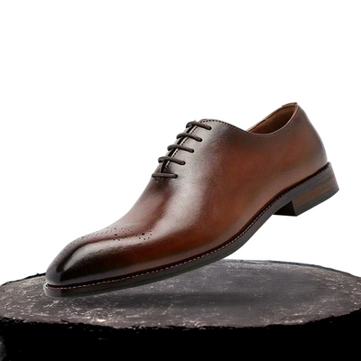 Ashton® | Cow Premium Leather Upper Plain Toe Oxford Shoes