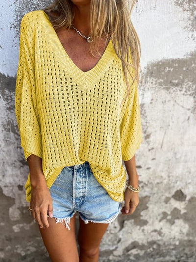 Sophie® | Lightweight Open Knit Top