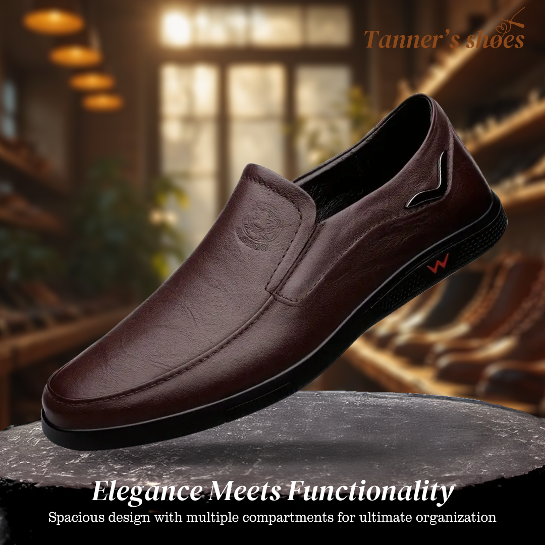 Sebastian® | Soft Premium Leather Rubber Sole Shoes