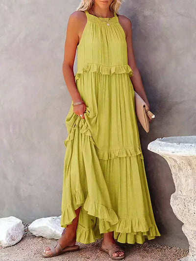 Rafa® | Tiered Ruffle Maxi Dress