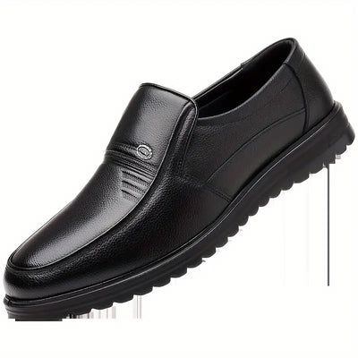 Jonas® | Plain-Coloured Slip-On Premium Leather Shoes