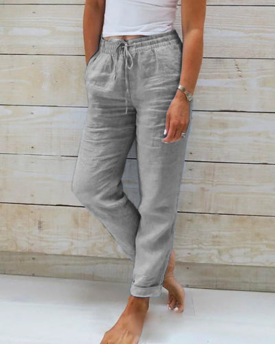 Beatrice® | Premium Linen Straight Trousers