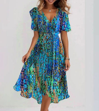 Lily® | Breezy Blue Midi Dress