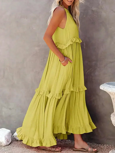 Rafa® | Tiered Ruffle Maxi Dress