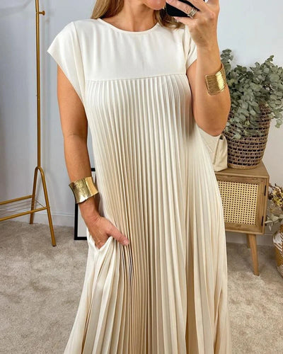 Sienna® | Pleated Pocket Maxi Dress