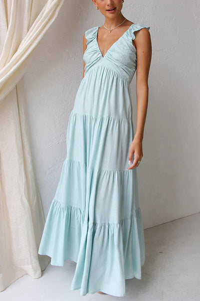 Millie® | V-Neck Maxi Dress