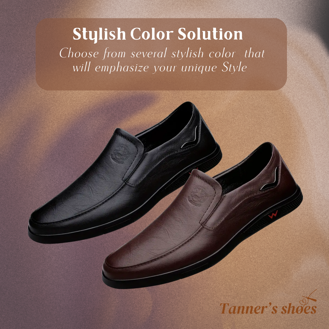 Sebastian® | Soft Premium Leather Rubber Sole Shoes