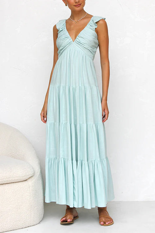 Millie® | V-Neck Maxi Dress