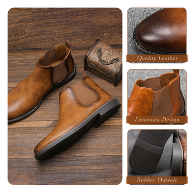 Caleb® | Men's Comfortable Chelsea Boots