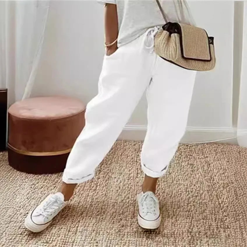 Celia® | Premium Cotton-Linen Trousers