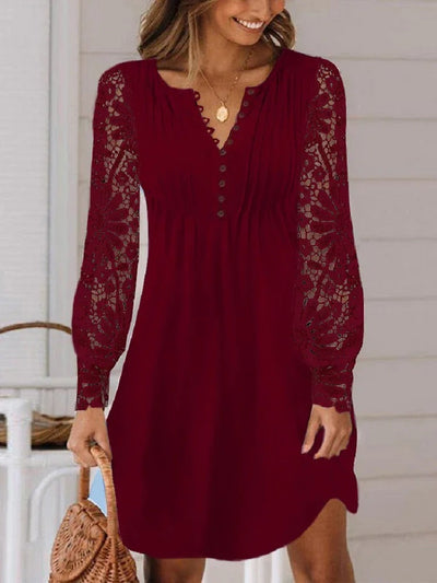 Contessa® | Lace Sleeve Dress