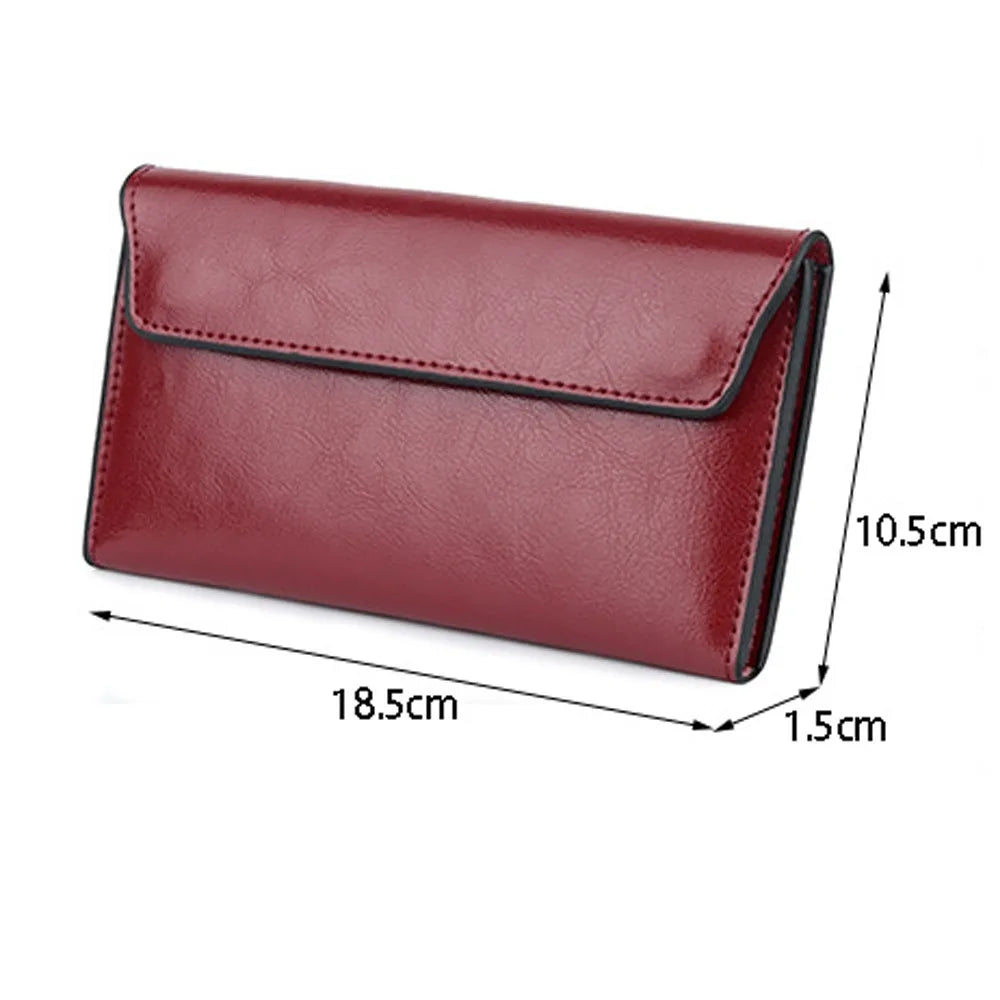 Ruby® | Women's Long Premium Leather Wallet