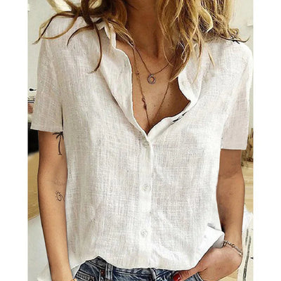 Scarlett® | Summer Elegant Harajuku Linen Blouses