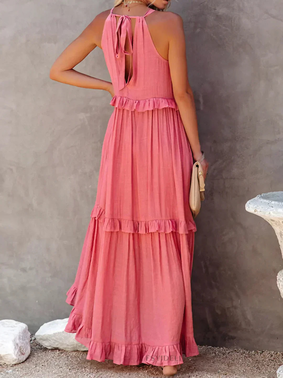 Rafa® | Tiered Ruffle Maxi Dress