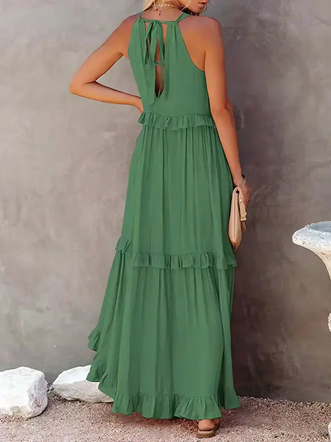 Rafa® | Tiered Ruffle Maxi Dress