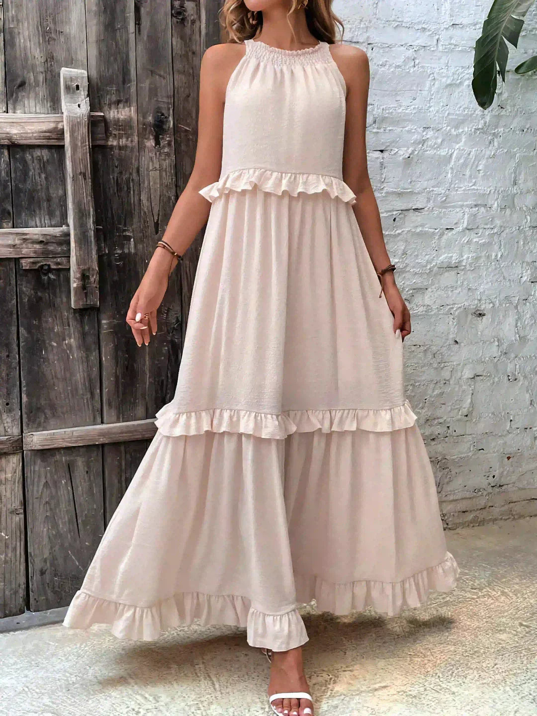 Rafa® | Tiered Ruffle Maxi Dress