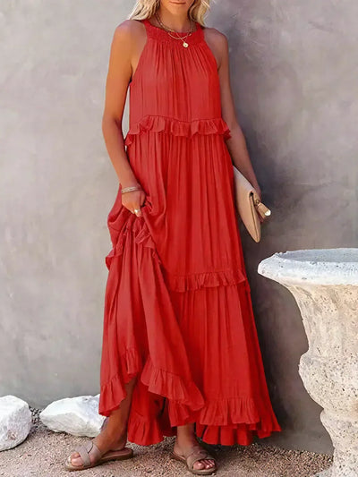 Rafa® | Tiered Ruffle Maxi Dress