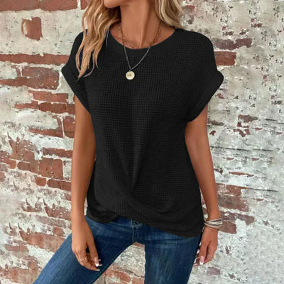 Evie® | Relaxed Waffle T-Shirt