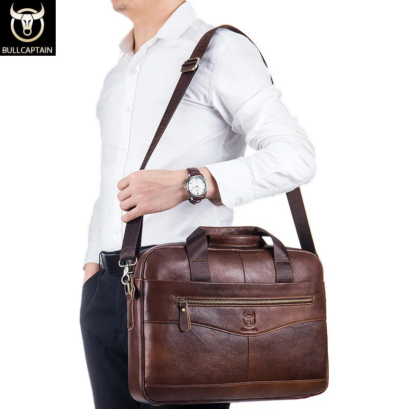 THOMAS | Leather Work Shoulder Bag