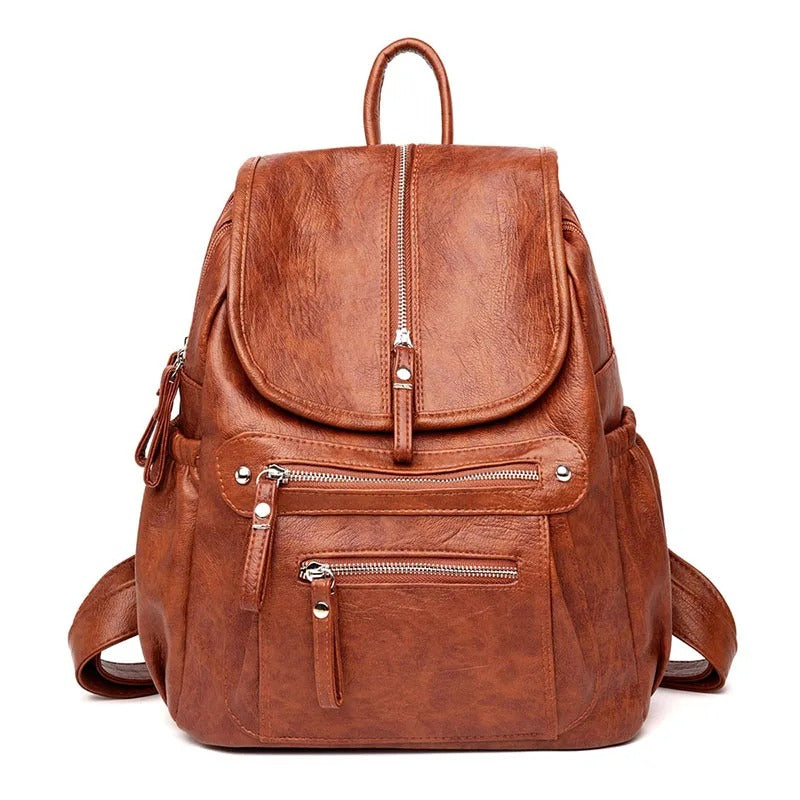 Grace | Comfortable and Lightweight Leather Backpack