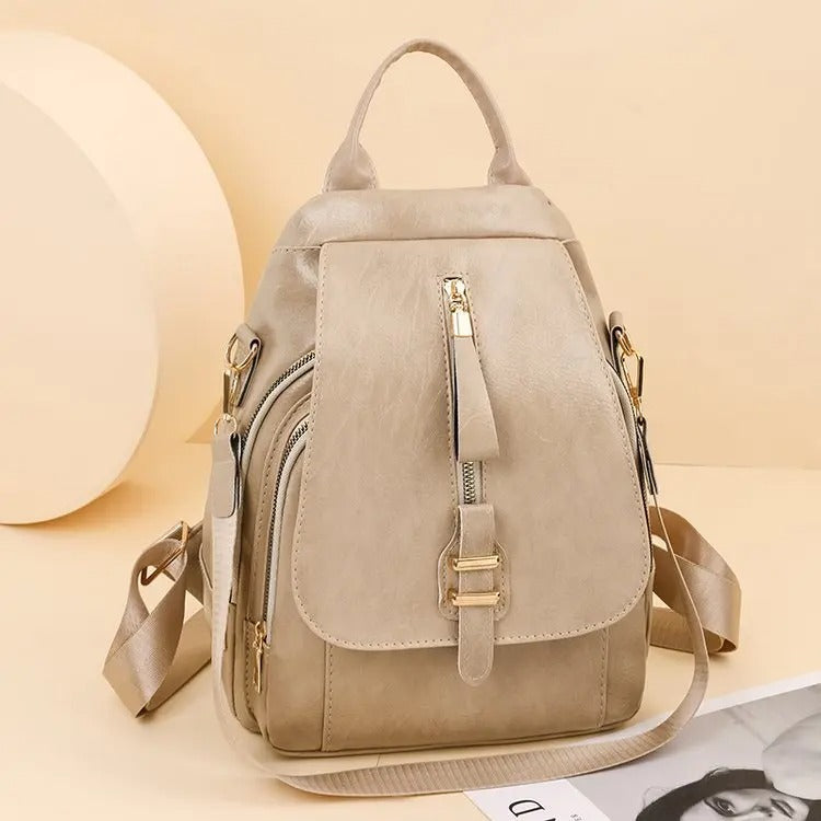 Isla |  Vintage Leather Backpack