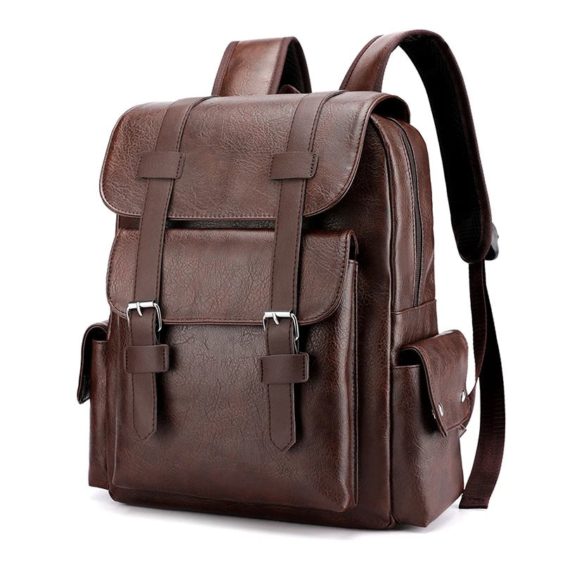 George | Men's Leather Backpack for Office