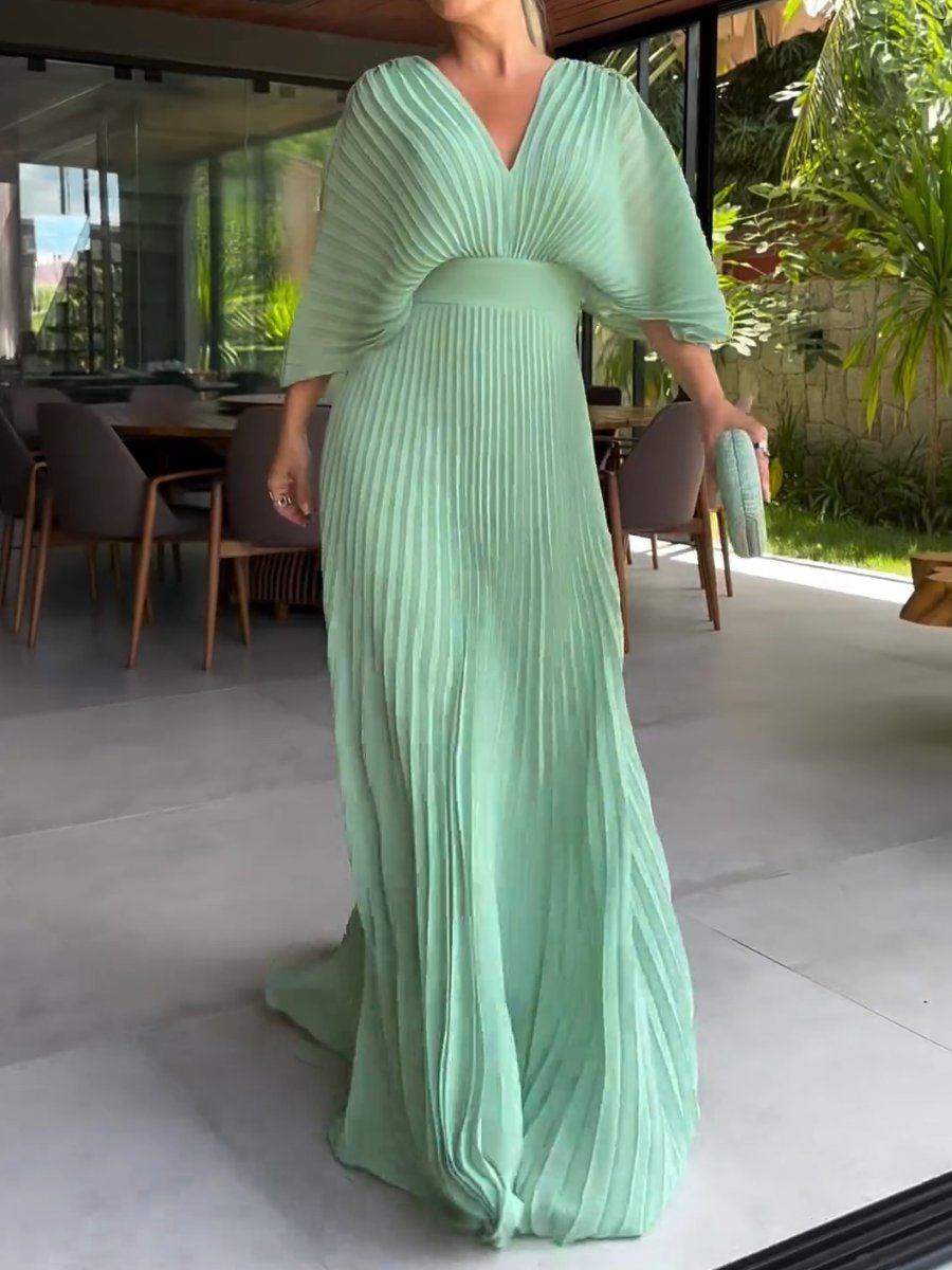 Grace® | Pleated Maxi Dress